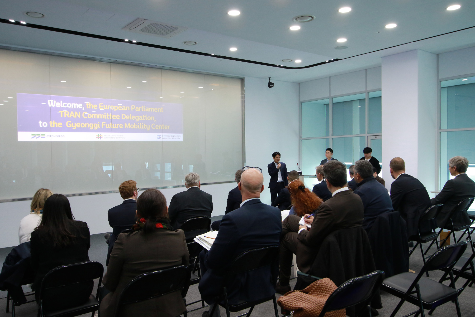 유럽의회 교통관광위원회(TRAN) 미래모빌리티 센터 현장방문