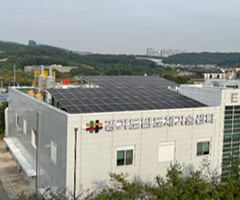고하중동 옥상에 설치한 햇빛발전소 21호기